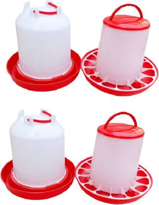 TM&W 1.5kgFed2pcs&1.5LtrDrink-2pcs=4pcs Common Bird Feeder