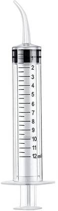 Agarwals Hand Feeding Syringe For Baby Pets CVD Tip 12 ml Hamsters Puppy Kittens Rabbits Common Bird Feeder
