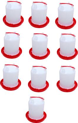 TM&W poultry 1.5 Ltr drinker 10 pcs for duck, chicken, quail, birds Platform Bird Feeder