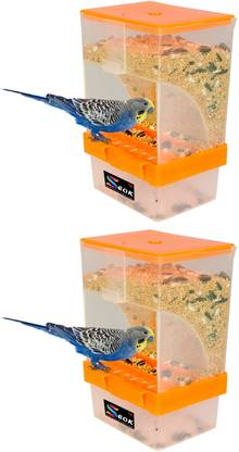 seok Automatic Small Bird Feeder (Pack of 2) Caged Bird Feeder