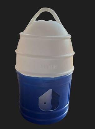 G P S Pigeon Water Drinker 1L - Blue Caged Bird Feeder