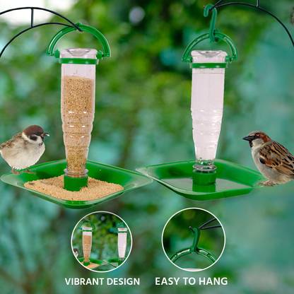 Ami Jivdaya Ami Jivdaya Nano 2 in 1 Feeder Tube Bird Feeder