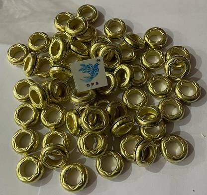 G P S 50 Pcs Patiala Design Metal Sound Ring Common Bird Feeder