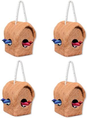 Feel Better Bird House Nest Pack of 4 Bird House