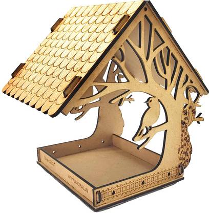 StepsToDo DIY Build & Paint Your Own Wooden Bird House Kit. Arts & Crafts Kit Bird House