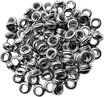 harry enterprises Silver Round Brass 60 pcs Pigeon Foot Ring Bird Shoulder Guard
