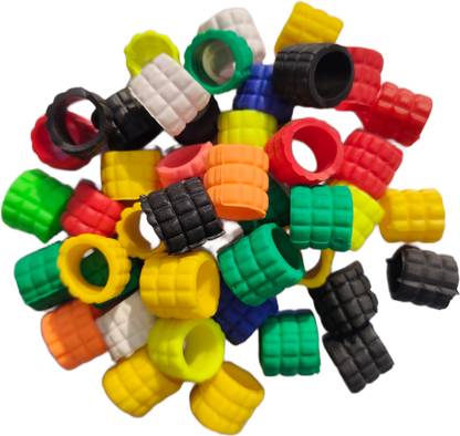 Hitesh Enterprises Pigeon small rubber foot ring 30 pcs Bird Shoulder Guard