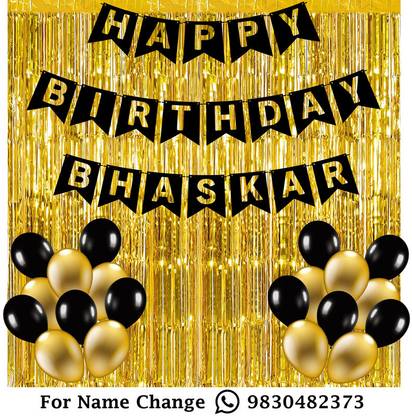 MidasKraft Happy Birthday Name Banner Set_01 Bijay