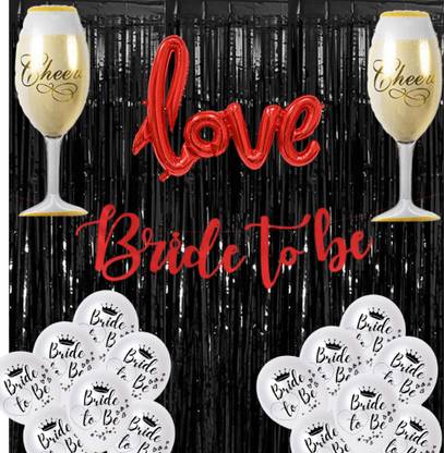 B4 White Bachelorette Party Kit Bride to Be Decoration Bridal Shower B2B-256