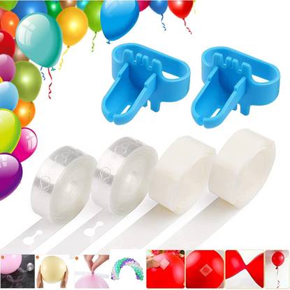 Party Propz Balloon Garland, Arch, Decorating Strip Kit For DIY Balloon Garland, DIY Balloon Arch Kit, Tying Tool Balloon Display Set Of 6