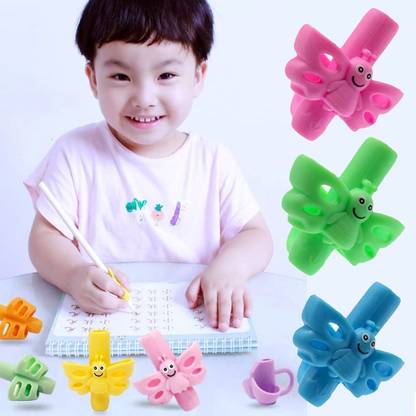 Kapoor stores Butterfly design pencil grippers Tool For Kids and child.