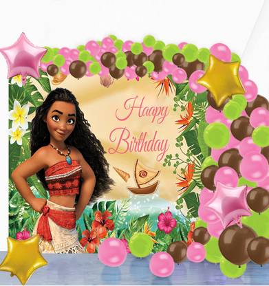 Theme My Party Moana Theme Birthday Party Combo Kit