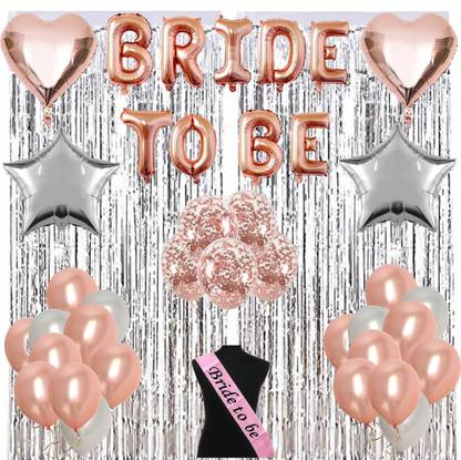 Blue Rocks Bride To Be Decoration Combo with Bride To Be Sash