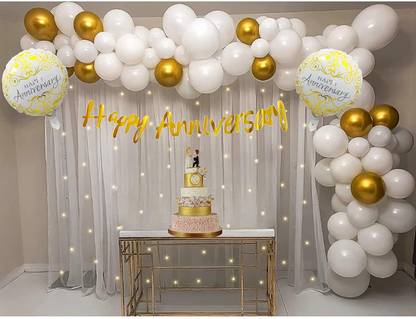 TOYXE 41564 Happy Anniversary Backdrop set