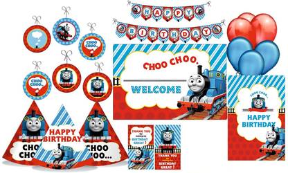Pretty UR Party Thomas The Train Decorations Kit, Thomas The Train Supplies