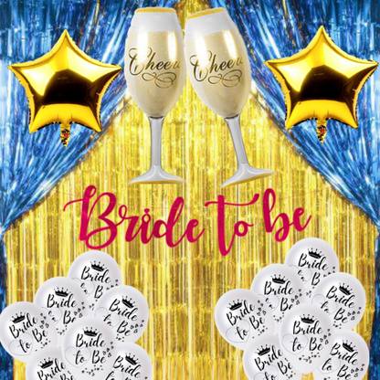 B4 White Bachelorette Party Bride to Be Decoration Bridal Shower B2B-170