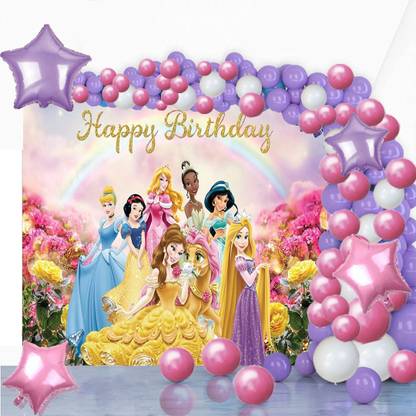 Theme My Party Disney Princess Theme Birthday Party Combo Kits