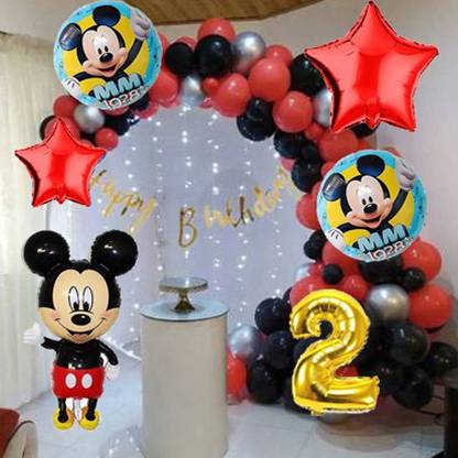 Nayugic Mickey Mouse Theme Party Decorations For For Second Bithday