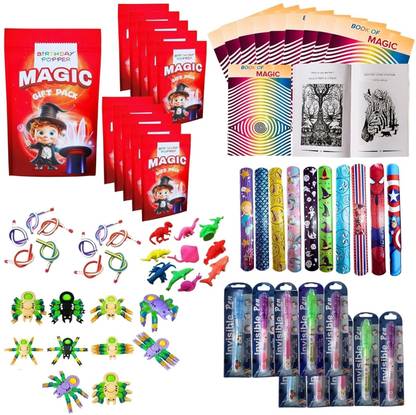 Birthday Popper Magic Gift Pack as Birthday Return Gifts for Kids
