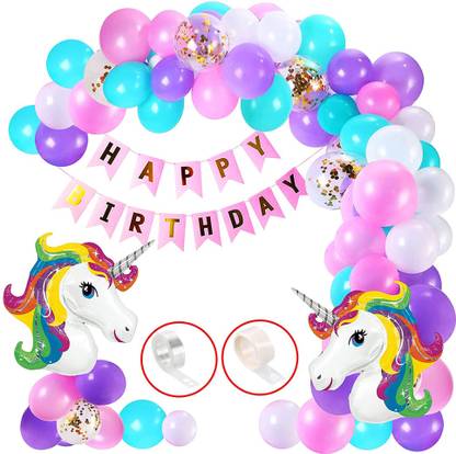 TTimmo4 Unicorn Happy Birthday Decoration Theme for Girls Girlfriend etc…