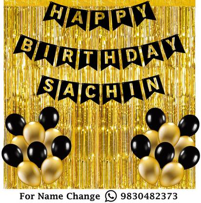 MidasKraft Happy Birthday Name Banner Set_01 Saloni