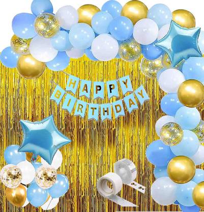 GAELICX Happy Birthday Decoration Kit Theme (Set of 60)0-0107