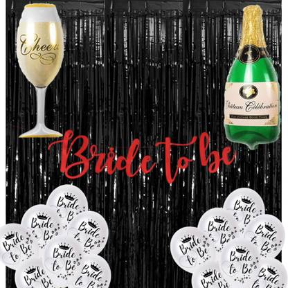 B4 White Bachelorette Party Kit Bride to Be Decoration Bridal Shower B2B-262