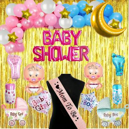 lala balloon Baby Shower Decoration Items - 73Pcs Baby Shower Decorations