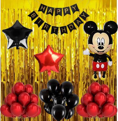 B4 Red, Black MK-GLD-CR-BLK-BANNER-1218-30