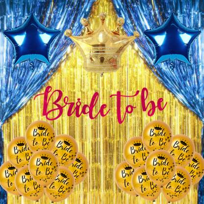 B4 Golden Balloons Enchanting Elegance Bride to Be Decoration Bridal Shower B2B-157