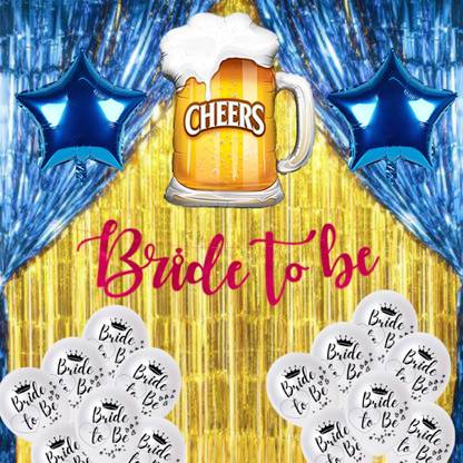 B4 White Bachelorette Party Bride to Be Decoration Bridal Shower B2B-175