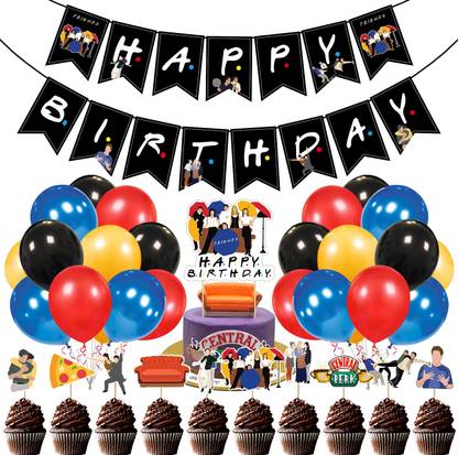 ZYOZI Friend Themed Party Decorations Friend Party Decorations (Pack of 37)