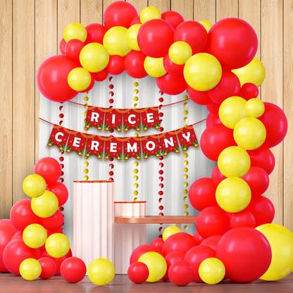 Party Propz Rice Ceremony Decoration Items -Annaprashan Decoration, Rice Ceremony Decoration
