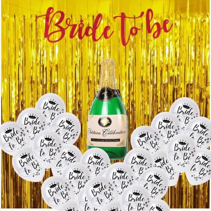 B4 White Bachelorette Party Kit Bride to Be Decoration Bridal Shower B2B-289
