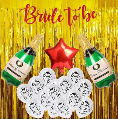 B4 White Bachelorette Party Kit Bride to Be Decoration Bridal Shower B2B-291