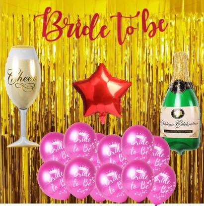 B4 Pink Bachelorette Party Kit Bride to Be Decoration Bridal Shower B2B-286