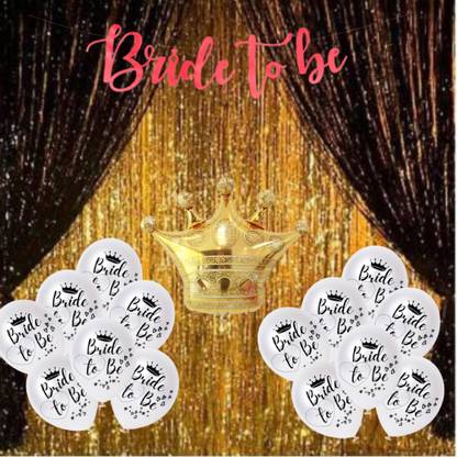 B4 White Bachelorette Party Kit Bride to Be Decoration Bridal Shower B2B-222