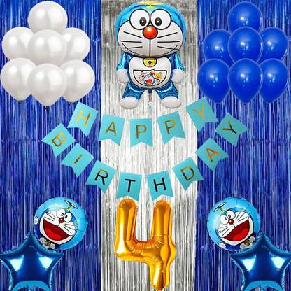 Kapoor stores 4th Fourth Happy Birthday Doraemon Theme Combo Kit Items