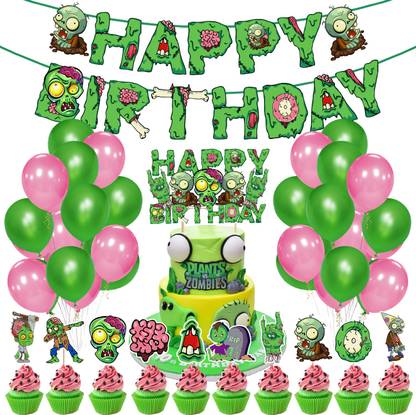 ZYOZI Zombies Birthday Party Supplies for Kids - Zombies Party Decorations Set