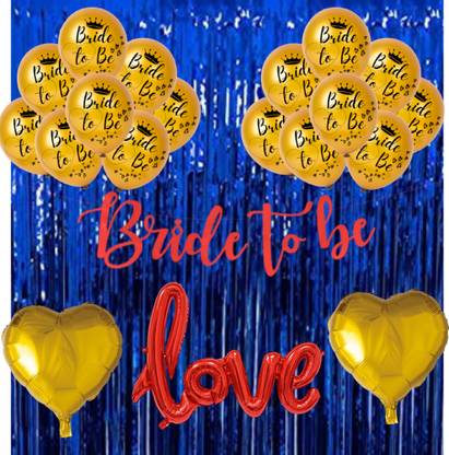 B4 Golden Balloons Enchanting Elegance Bride to Be Decoration Bridal Shower B2B-147