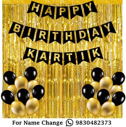 MidasKraft Happy Birthday Name Banner Set_01 Kinjal