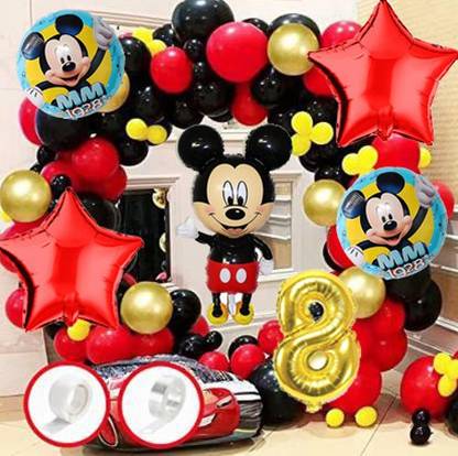 Aoes Mickey Mouse Party Theme Decorations For For Eighth Bithday