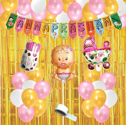 Agk Annaprashan Decoration Item For Baby Girl, Rice Ceremony Decoration Item