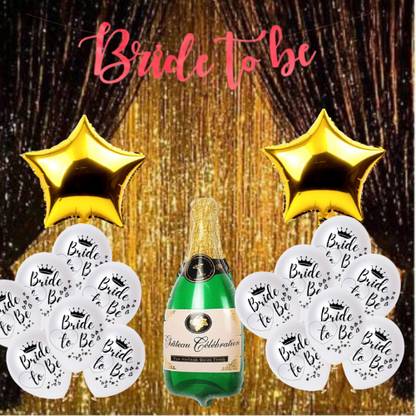 B4 White Bachelorette Party Bride to Be Decoration Bridal Shower B2B-210