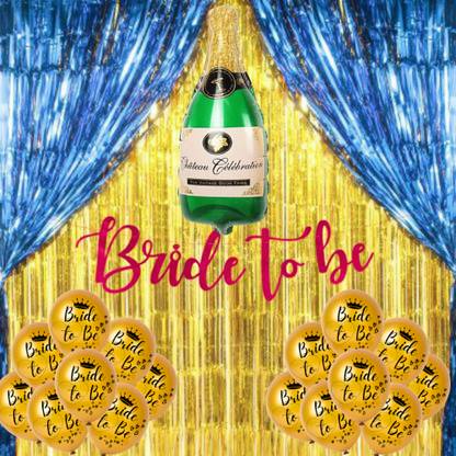 B4 Golden Balloons Bachelorette Party Bride to Be Decoration Bridal Shower B2B-176