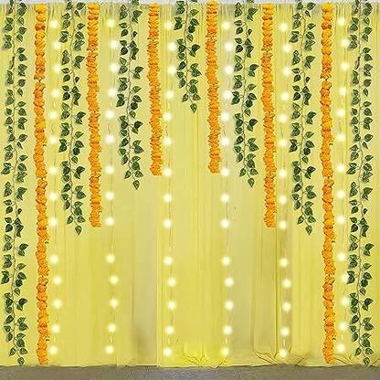 Fun and Flex Haldi Wall Decoration Items for Marriage | Pooja Decoration Backdrop for Home