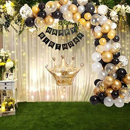 Prihit Printed Happy Birthday Decoration kit Combo - 86 Pcs for Birthday Decor