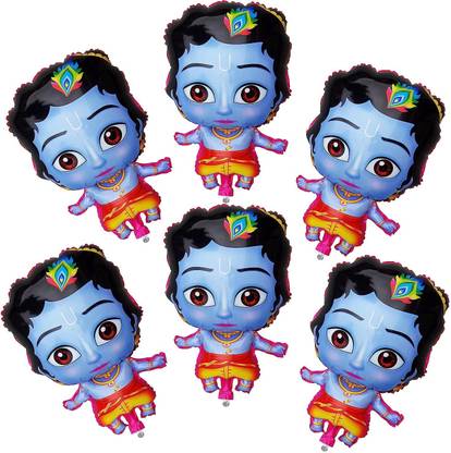 Anayatech 6 pc krishna ji birthday birthday combo combo-pack of 6