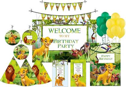 Pretty UR Party Lion King Birthday Party Decorations Kit , Lion King party Supplies
