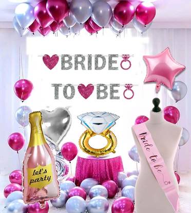SOI Bride To Be Decoration Set Combo Bridal Shower Decorations Kit Bachelorette Set